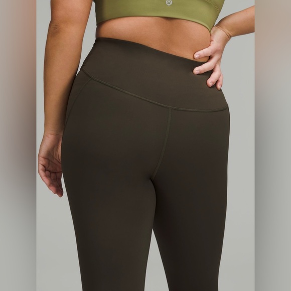 Lululemon, Size 6, Dark Olive, Base Pace High-Rise Running Tight 28” - Picture 5 of 6